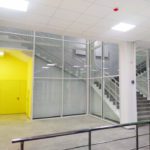 Противопожарная алюминиевая перегородка EIW-45