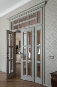 Противопожарная перегородка с фрамугой / серия FRM5330