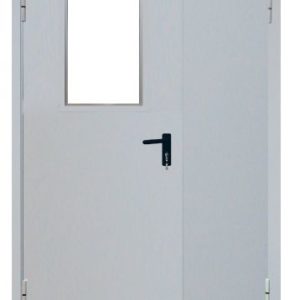 Противопожарная полуторапольная дверь со стеклом / серия FRM7289